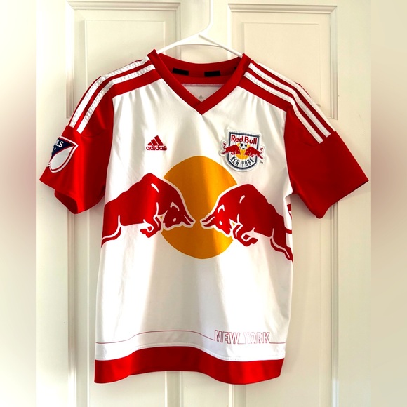 Adidas New York Red Bulls 2016-17 Primary Replica Soccer Jersey -Youth Large - Picture 3 of 15